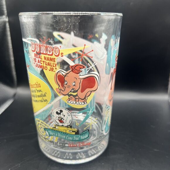 Mcdonalds Disney Glass Vintage 100 Years Mickey Mouse and Friends 16 Oz 2001 - Picture 1 of 10